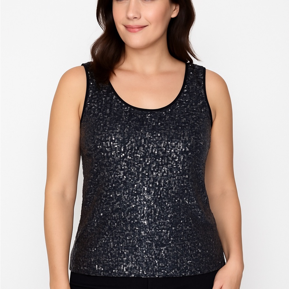 Ellen Tracy sequence Sleeveless‎ Top, Size M